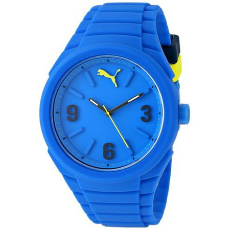 Puma Men's Gummy PU103592003 Blue Rubber Analog Quartz Watch