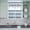 Gray Blue, variant on 3 Piece Kitchen Curtains and Valances Set Red Pink Striped Cafe Curtains 24 Inch Length Farmhouse Stripes Simple Art Valance & Tier Curtain for Living Room Bedroom Small Window 54"x18" 27"x24"*2