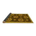 thumbnail image 2 of Ahgly Company Indoor Square Abstract Yellow Modern Area Rugs, 8' Square, 2 of 4