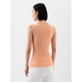 thumbnail image 2 of Musculosa acanalada con logo para mujer GAP, color durazno pastel, talle XS, 2 of 2