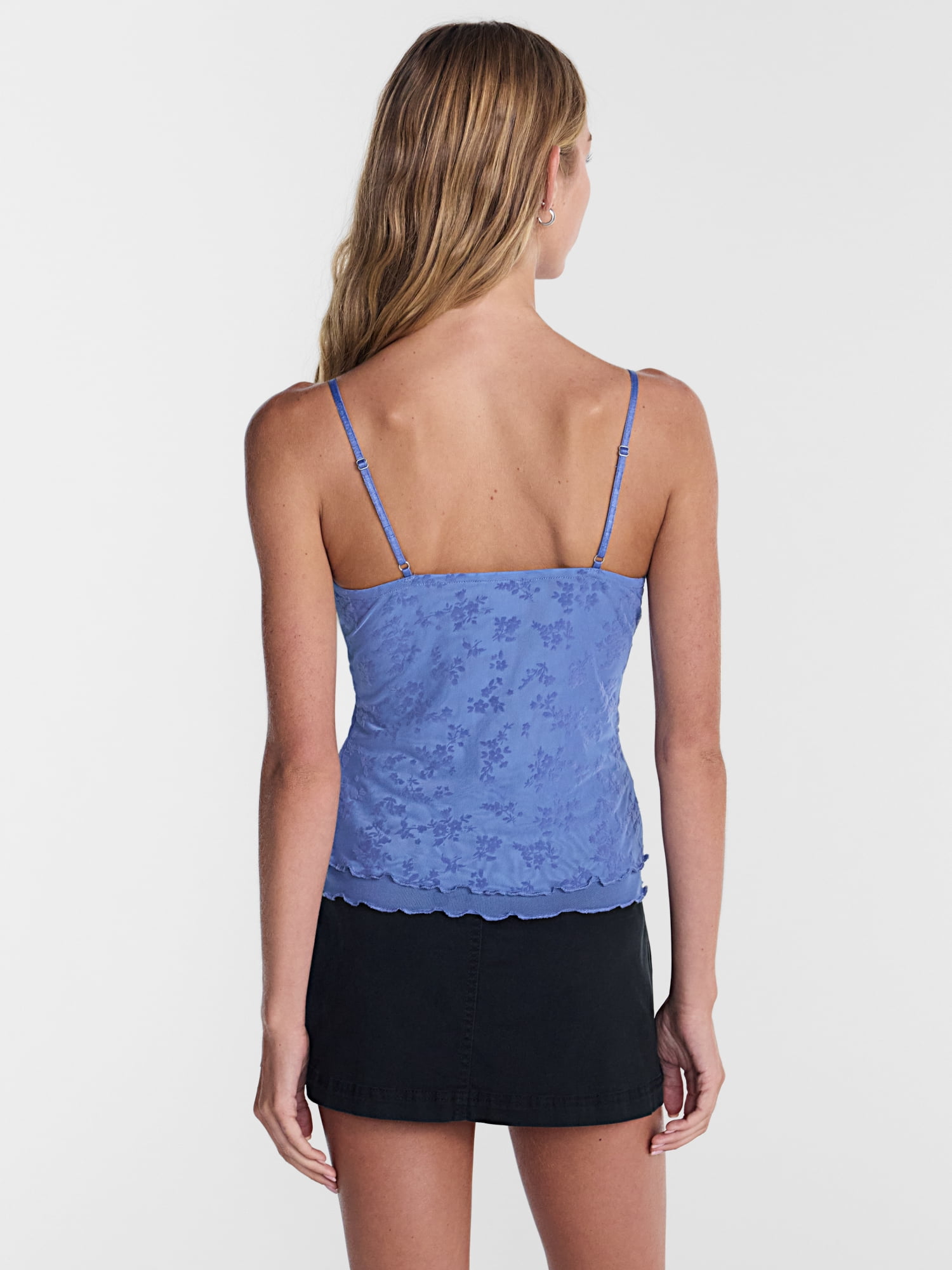 No Boundaries Flocked Tank Top, Women’s XXS-XXL