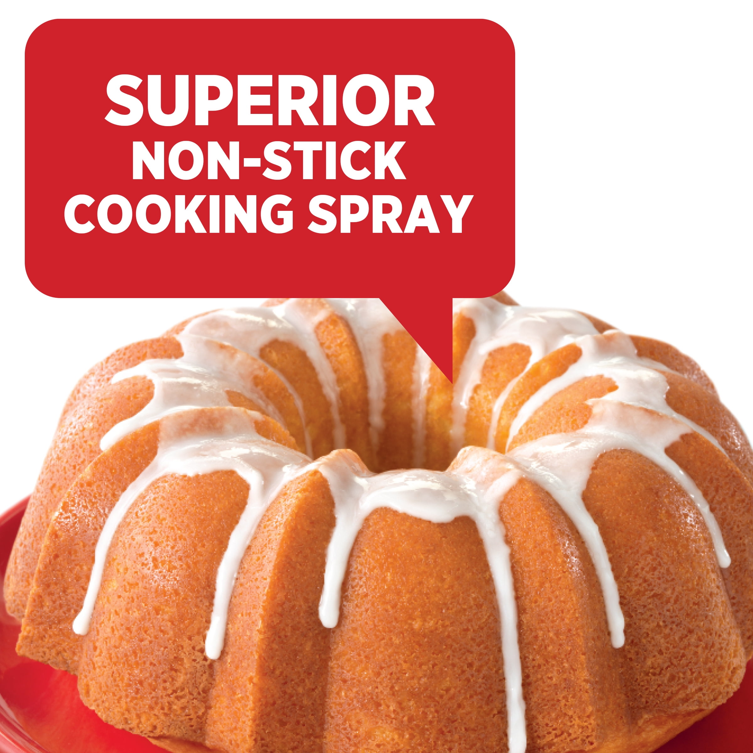Cake stuck to bundt pan. I used a LOT of non-stick spray in non