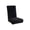 Black, variant on Stretch Chair Covers - Thick Knit, Washable Polyester Slipcovers for Dining, Office, and Restaurant Chairs, Durable and Easy to Install, Provides Complete Protection from Stains and Dust