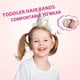 thumbnail image 4 of Bandas para el cabello, 400 piezas de bandas para el cabello para bebés, bandas para el cabello para niños pequeños, bandas para el cabello pequeñas multicolores, bandas elásticas para el cabello para cabello fino, para niñas oso de fresa Electrónica, 4 of 5
