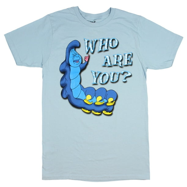 Seven Times Six Disney Alice In Wonderland Shirt Caterpillar Who Are You Mens T Shirt L Walmart Com Walmart Com