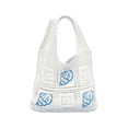 thumbnail image 2 of Sightor Crochet Tote Bag, Boho Knit Beach Bag for Women, Shell Embroidery Mesh Shoulder Tote, Summer Vacation Handbag for Beach Travel Shopping, 2 of 8