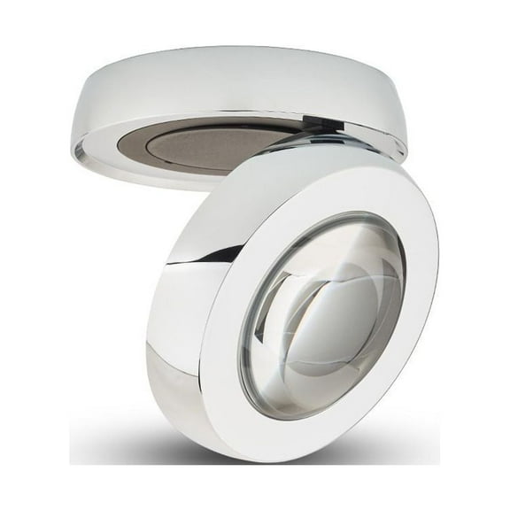 VONN Adjustable ETL Commercial Grade IC Rated LED Wall/Ceiling Mount in Chrome