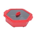 thumbnail image 3 of DOLITY Microwave Toaster Sandwich Maker Cookware for Breakfast Restaurant Fried Egg Red, 3 of 9