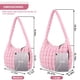 thumbnail image 2 of Bolsa acolchada UIXIZQ para mujer, acolchada, de nailon, color rosa, 2 of 7