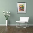 thumbnail image 3 of Trademark Fine Art "Sloth" Canvas Art by Dean Russo, White Matte, Silver Frame, 3 of 4