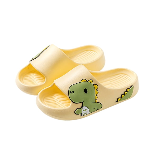 FINALGANG Toddler Kids Boys Girls Cute 3D Shark Slide Slippers Soft Sole Grip Sole Quick Dry Open Toe Casual Sandals For Summer Beach Pool Wear Cozy Shoes