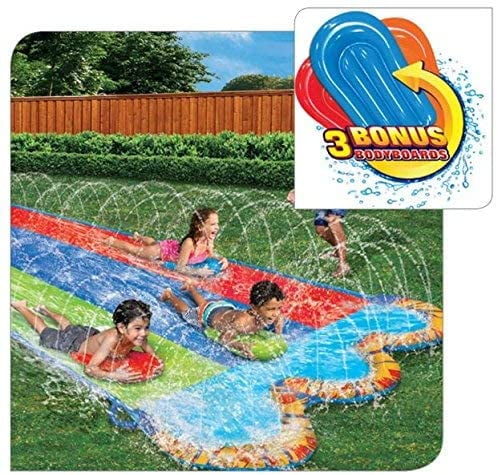 triple racer water slide