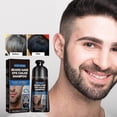 thumbnail image 1 of Mens Beard Dye for Men Black in 5 Minutes & Long-Lasting Black Hair Dye for Gray Hair Coverage, Root Touch Up Color for Men Beard & Mustache, 1 of 5