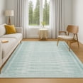 thumbnail image 7 of Addison Rugs Mayfield Premium Machine Washable Transitional Border Turquoise Rectangle Rug, 10' x 14', 7 of 7
