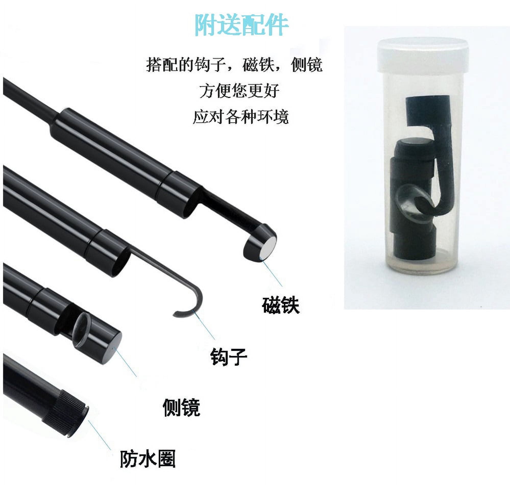 Near focus 1200P ultra-clear endoscope Apple Android IOS wifi mobile phone endoscope 8mm wireless endoscope (10m)