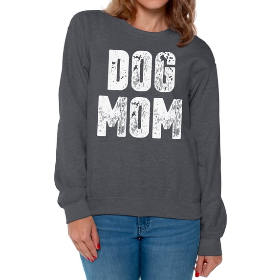 Awkward Styles Dog Mom Crewneck Sweater Best Pet Mother Sweatshirts