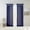 Navy, variant on Twist Tab Lined Window Curtain Panel Blush 50x84"