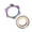 Color, variant on MOMOJIA Bicycles Disc Brake Converter 6 Bolt to Center Lock Adapters AntiC0rr0s10nAluminum