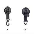 thumbnail image 3 of Universal Car SUV Windshield Suction Car Windshield Cup Hook Handbag Flashlight Portable Window Sucker Hanger with Snap Hooks Round, 3 of 9