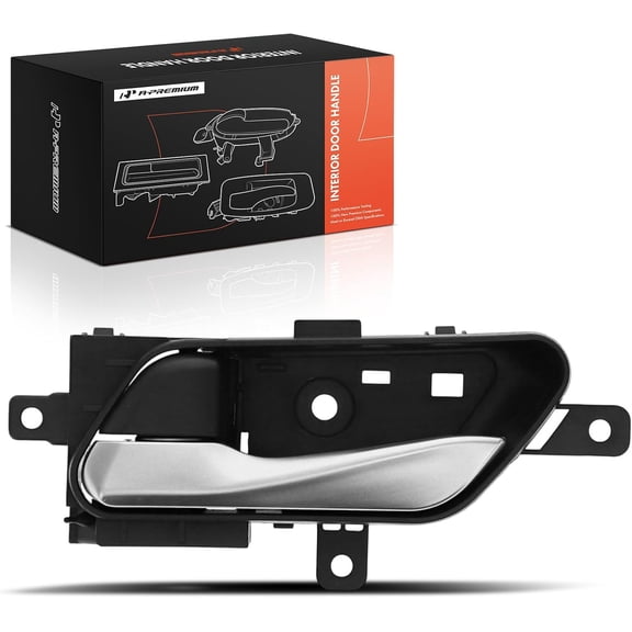 A-Premium Front or Rear Left Driver Side Exterior Door Handle Compatible with Nissan Altima 2019-2023, Sentra 2020-2023, Silver & Black