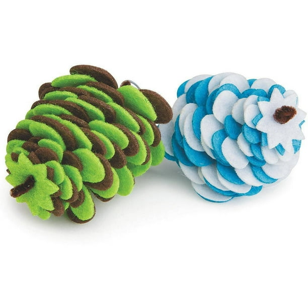 Felt Pine Cone Ornament Craft Kit, Pack of 24