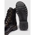 thumbnail image 5 of Fly London Womens Black RAGI539 Casual Rug Leather Lace-up Ankle Boots, 5 of 5