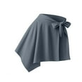 thumbnail image 2 of SWSMCLT Women's Summer Wrap Skirt Classic Outdoor Yoga Casual Spandex Self Tie Above Knee Stretch Fashion Sport Grey Small-Large, 2 of 2