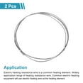 thumbnail image 3 of 2pcs 12 Gauge Nichrome 80 Cr20Ni80 Cable de Resistencia de Calefacción 6.6ft Alta Temperatura, 3 of 6
