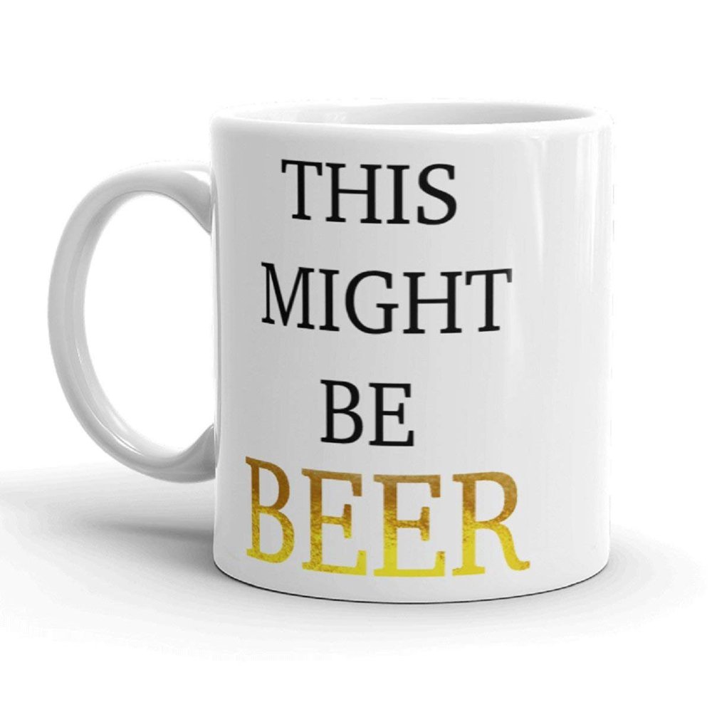 Funny Novelty Beer Drinking Alcohol Ceramic 11 ounce Coffee Tea Mug