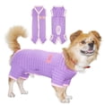 thumbnail image 1 of TONY HOBY Dog Pajamas, Dog Recovery Suit After Surgery, Soft Dog Shirts for Small Medium Dog (Purple, Boy, XS), 1 of 8