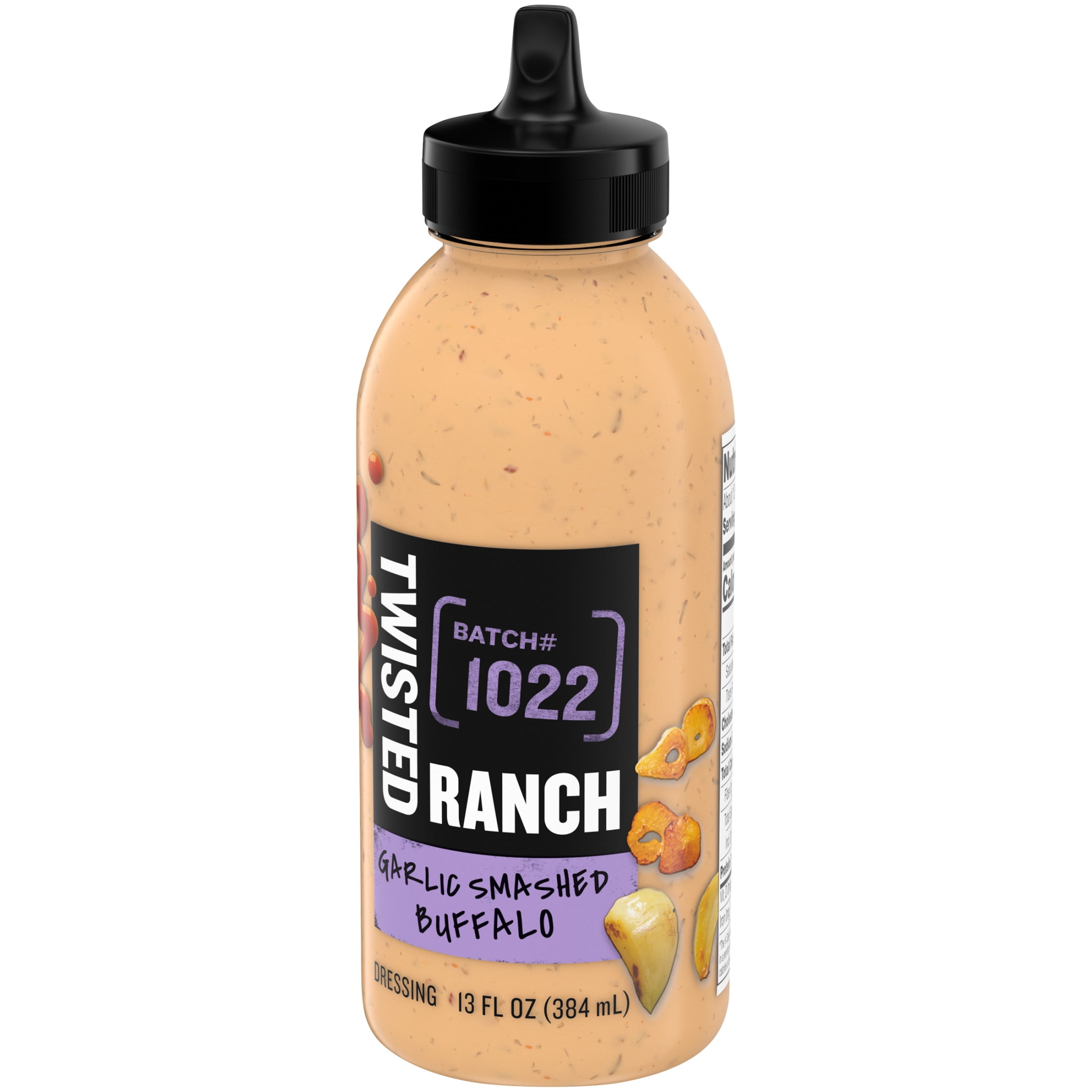 Twisted Ranch Garlic Smashed Buffalo Sauce & Dressing, 13 fl oz Bottle