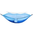 thumbnail image 3 of Sentmoon Hammock Double Parachute Cloth Hammock Camping Mosquito Net Included Bug Proof Outdoor Portable Lightweight Backpacking Hammock with Mosquito Netting Travel Hiking Hanging Bed, 3 of 8