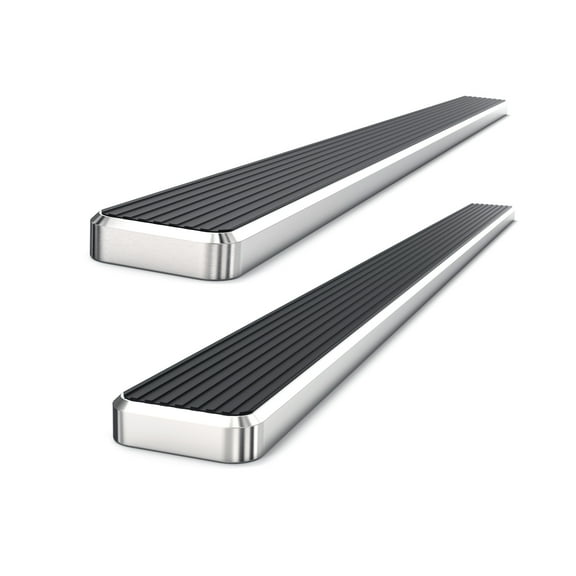 APS Running Boards 5 inches Compatible with Chevy Tahoe GMC Yukon 2000-2020 4Dr (Exclude Z71 Denali Yukon XL) Stainless Steel (Side Steps Side Bars)