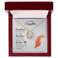 thumbnail image 1 of To My Daughter Take a Step Forever Necklace w Message Card, 1 of 8