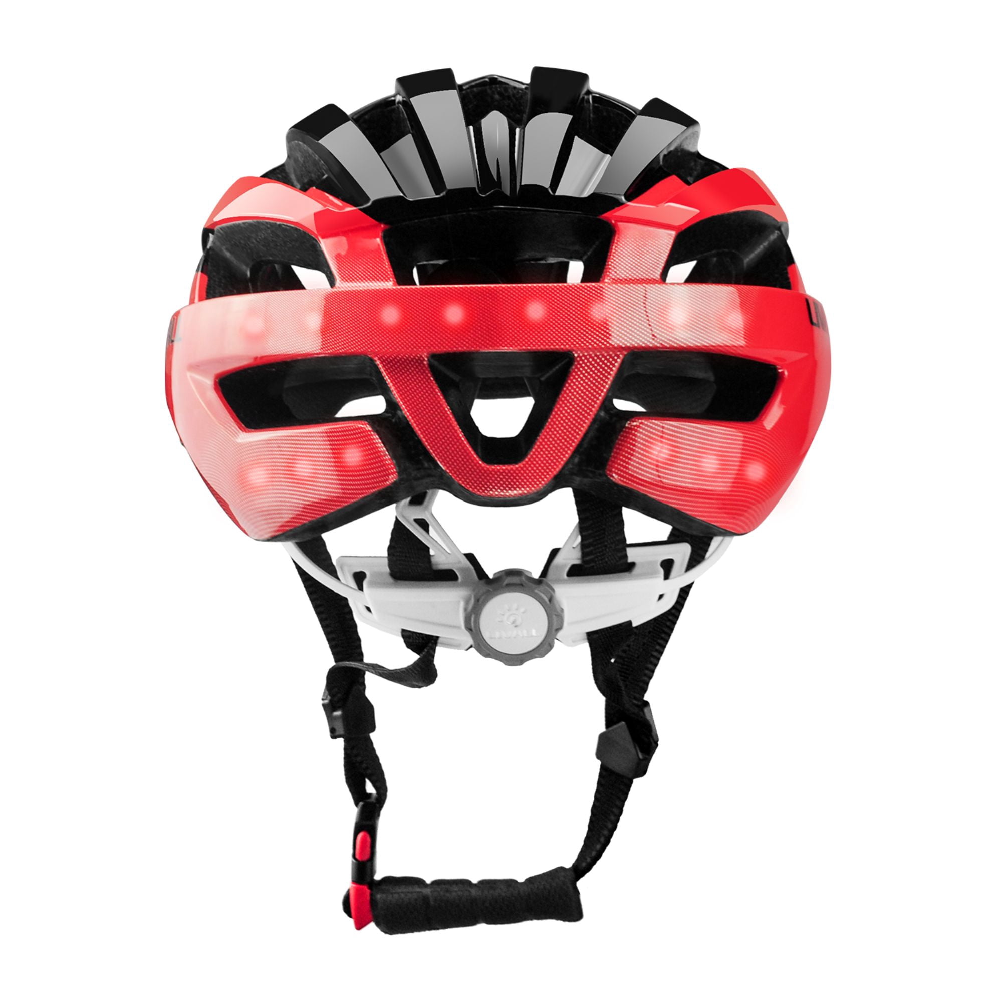 LIVALL MT1 Neo Smart Cycling Helmet with Turn Signals - Medium (21.3-22.8 in) - Red