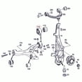 thumbnail image 3 of Bushing Rear Front Arm Bushing 1663300243 1663300143 Fit for  Gl Class X166 M Class W166, 3 of 8