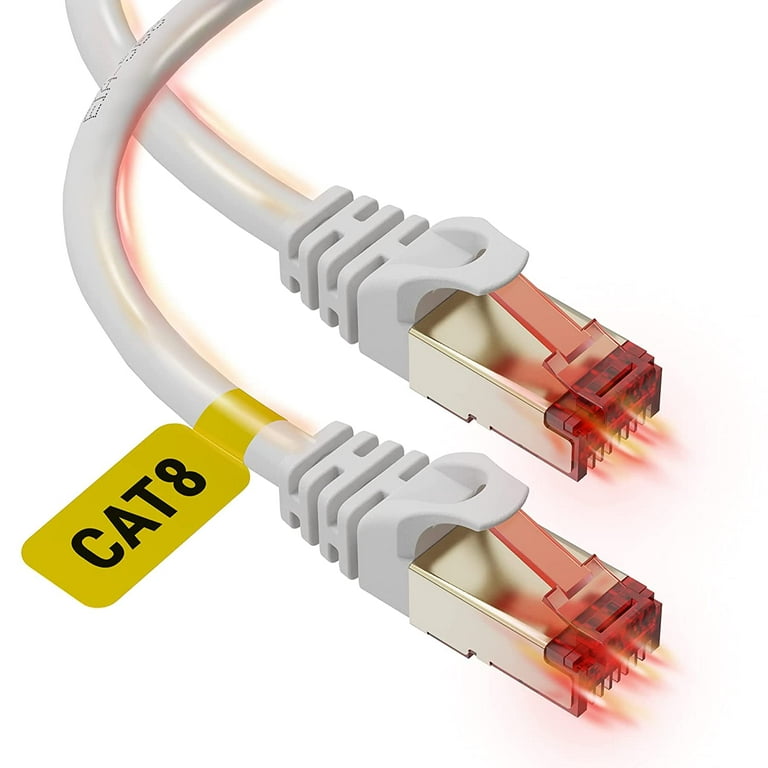  Cat 8 Ethernet Cable 6ft (2 Pack) - High Speed Cat8