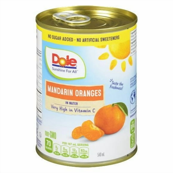 Mandarines dans l'eau