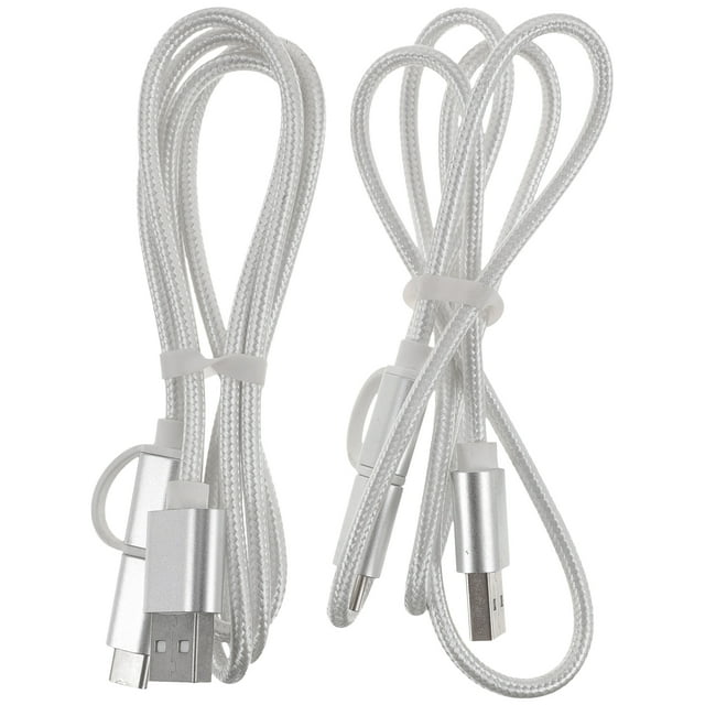 MasteelfCA 2Pcs USB Type C Cables Portable Charging Cables Fast Charging Data Cables