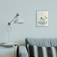 thumbnail image 2 of Stupell Industries Simple Thankful Phrase Over Country Floral Jar Framed Wall Art Design by Lettered and Lined, 11" x 14", Gray Framed, 2 of 8