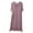 Purple, variant on Jalioing T-Shirt Nightdress for Women Short Sleeve Nightgown Crew Neck Long Sleepwear Pajamas Dress (Large, Purple)