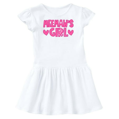 

Inktastic Meemaw s Girl Gift Gift Toddler Girl Dress