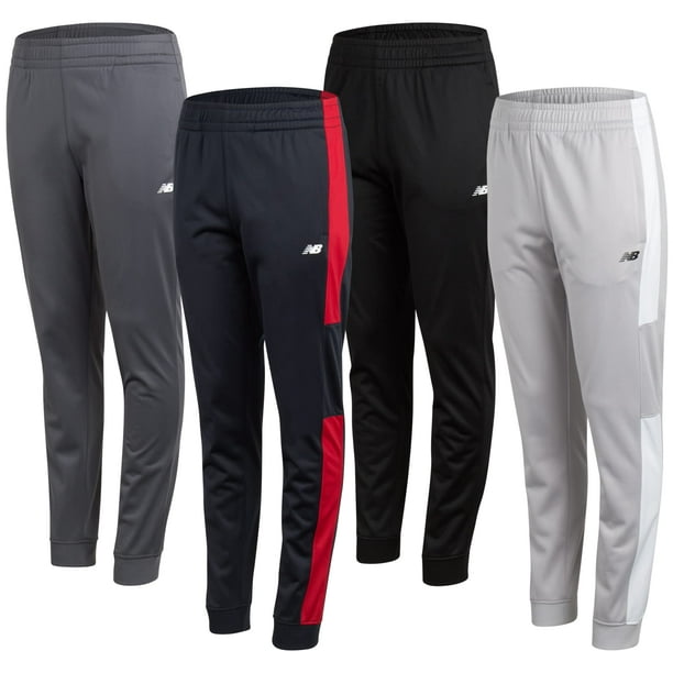 Pantalones deportivos New Balance para niños, paquete de 4, Active Tricot, talla 4
