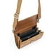 thumbnail image 3 of Bolso Crossbody A ÁNGELOZANO Lupita mostaza en Sintético Tipo Charol con Grabado Cincelado, 3 of 6