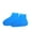 Blue, variant on PPLoney Waterproof Reusable Shoe Covers - Non-Slip Silicone Overshoes for Rain, Snow, Mud, and Outdoor Activities - Lightweight & Foldable Protective Footwear - Sizes S/M/L Available