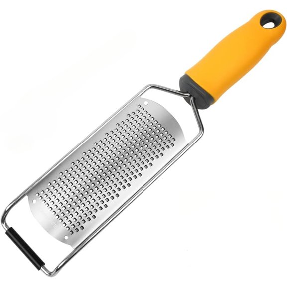Grater, Lemon Zester, Parmesan Zester, Chocolate, With Razor-Sharp Stainless Steel Blade, Protective Cover and Cleaning brush, Dishwasher Safe, by Nspring