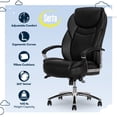 thumbnail image 5 of Serta Big & Tall Office Chair, Bonded Leather, Black, 5 of 8