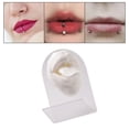 thumbnail image 4 of Modelo de lengua de boca de silicona suave con soporte de exhibición, pantallas de parte del cuerpo de simulación, herramienta de práctica de Blanco Sunnimix Boca lenguas Mostrar, 4 of 8