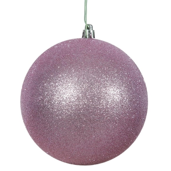 Vickerman 3" Orchid Pink Glitter Ball Christmas Ornament 12 per Bag