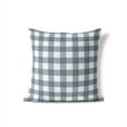 thumbnail image 2 of Proper Gingham Blue Throw Pillow, 2 of 4